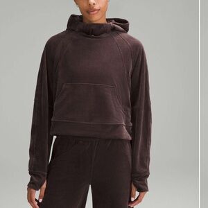 Lululemon Espresso Velvet Scuba Hoodie